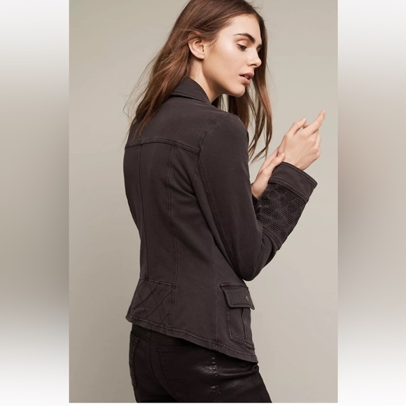 Anthropologie Hei Hei Cadre Knit Military Jacket Size Small - Picture 5 of 13